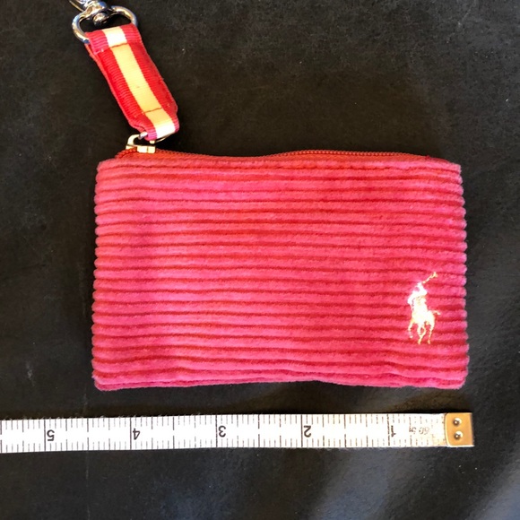 Ralph Lauren zip wallet with clip NWOT - Picture 5 of 7